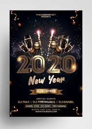 Use our free psd templates for the necessary occasions, events and for just good days and nights and be successful using just style flyers! Happy 2020 Nye Eve Free Psd Flyer Template Freebiedesign