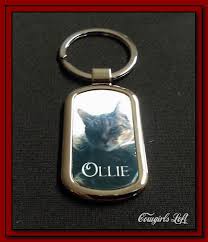 Custom Photo Keychain with keyring