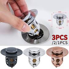 Universal Bathroom Sink Stopper Hair