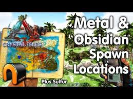 How to get obsidian in ark survival evolvedobsidian is a resource in arkit is found in caves and on mountains in smooth, the coler is black rocks.buy cheap g. Steam Community Video Ark Crystal Isles Metal Obsidian Sulfur Locations Arkcrystalisles Crystalisles
