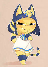 Ankha By Yellowhellion Animal Crossing Fan Art Animal Crossing Funny Animal Crossing Cats