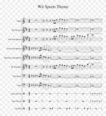 Instrumental solo in g major. Wii Sports Theme Sheet Music For Flute Clarinet Alto Wii Theme Song Flute Hd Png Download 773x839 2427025 Pngfind