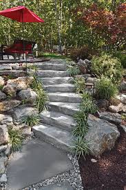 Ep Henry Devonstone Quarry Steps Weatherface Boulders 3 4 River Jack Dyed Brown Mulch Stone Center Of Va Www Stonecenterofva Com