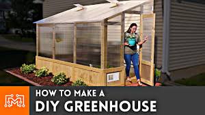 The recycled sewing cabinet greenhouse plan. How To Make A Diy Greenhouse I Like To Make Stuff Youtube