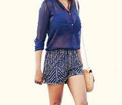 Zara Sequin Shorts Romper Navy Blue Women S Fashion Dresses Sets Jumpsuits On Carousell