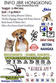 Syair Togel Hongkong Hari Ini 21 Mei 2019 Mei Binatang Tanggal