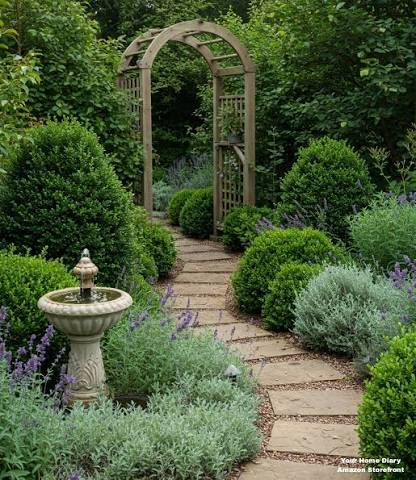 secret garden winding path
