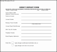 generic direct deposit form fresh generic direct deposit form doctors note template school newsletter template templates