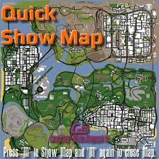 The third and final city encountered in grand theft auto: Gta San Andreas Quick Show Map Mod Gtainside Com