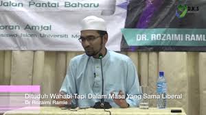Mishkah media 1 year ago. Dituduh Wahabi Tapi Dalam Masa Yang Sama Liberal Dr Rozaimi Ramle Youtube