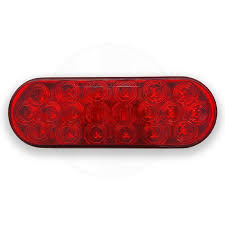 Led60r Led Oval Stop Turn Tail Light Red 10 4 Truck Parts