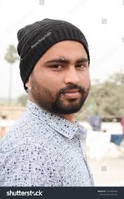Young Indian Man Having Black Beard Stock Photo 1515093920