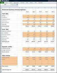 Restaurant Business Revenue Projection Plan Projections Hair Salon Business Salon Business Plan Hair Salon Business Plan