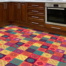Self adhesive floor tiles red. Latitude Vive Avani 120x60 Cm Mosaic Tile In Orange Yellow Reviews Wayfair Co Uk