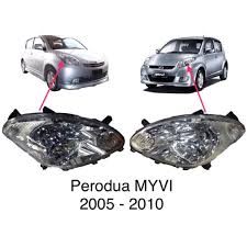 Maybe you would like to learn more about one of these? Perodua Myvi 2005 2010 Head Lamp New Shopee Malaysia