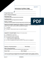 Form of records and appendices. Appeal And Pending Review Forms Pdf Government Politics