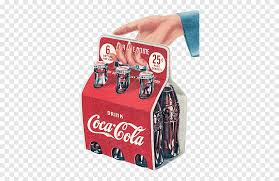 Coca cola (coke) bottle art print. Person Holding 6 Piece Coke Bottles Art Png Pngegg