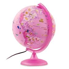 Waypoint Geographic Safari Explorer Pink Animals 10 In Illuminated Globe Wphd Wp12102 The Home Depot Pink Animals Kids Globe Pink Ocean