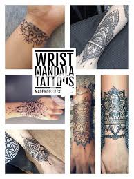Tattoo Ideas 54 Wrist Mandala I In 2020 Wrist Tattoo Cover Up Mandala Wrist Tattoo Cuff Tattoo
