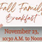Fall Family Breakfast event image