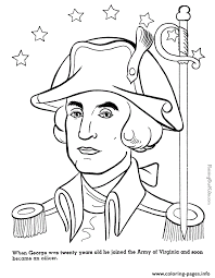Ancient army coloring pages for your war printables collection: Presidents Day United States Usa George Washington Coloring Pages Printable