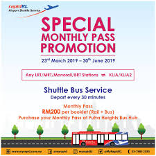 They do a loop at the airport, to klia first, then if you're working at the airport, rapid kl is currently promoting a monthly pass for myr200. Rapidkl Has A Rm200 Monthly Transport Pass For Travel To And From Klia Or Klia2 Soyacincau Com