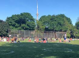 West, the park juts toward shaw street, westside of the crawford street bridge.most of the park's area lies in the original. Physical Distancing Circles Coming To Trinity Bellwoods Park Again This Spring Toronto Times