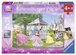 Both of the puzzles are printed with a. Amazon Com Ravensburger Disney Princcess Jigsaw Puzzle 2 X 24 Piece Toys Games Ravensburger Puzzle Ravensburger Disney Princess Puzzles