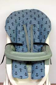 graco baby accessory high chair cover replacement pad ship ready pad highchair cushion nautical feeding chair pad navy blue anchors highchair cover high chair chair cover