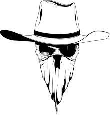 Cowboy Hat Skull Tattoo Art Drawings Skull Art Drawing Skull Art