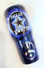 Dallas Cowboys Tumbler Stainless Steel Tumbler Football Etsy Dallas Cowboys Gifts Cowboy Gifts Cowboys