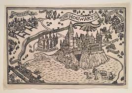 Harry potter™ make magic with our new harry potter collection. Hogwarts Map Block Print Etsy In 2021 Hogwarts Map Harry Potter Poster Hogwarts