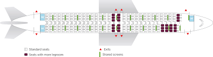 unfolded air transat seating chart a330 200 seatguru seat