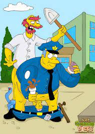 Groundskeeper Willie and Clancy Wiggum Hentai XXX < Your Cartoon Porn