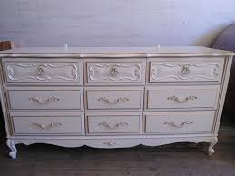 Vintage Bed Dresser W Mirror French Provincial Lea Furniture 1980s Vintage Bed Vintage Dressers Furniture