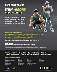 Amore Fitness Boutique Spa Transform With Amore Today Lets Motivate Each Other To Be The Fittest Versions Of Ourselves Cant Wait To See All Your 30 Day Progress Photos On
