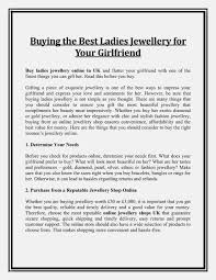 We never stop searching for new items, hoping to inspire people's lives through the power of creativity and design. Buying The Best Ladies Jewellery For Your Girlfriend