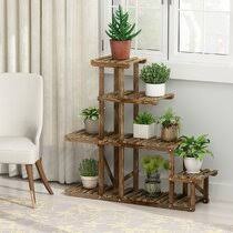 This plant stand indoor is one of the best stands that is carefully designed to provide a perfect fit. Freeport Park Castonguay Wood Plant Stand Indoor Multiple Pieces Tall Plant Flower Pot Stands Corner Outdoor Plant Display Holder Vertical Shelve Reviews Wayfair