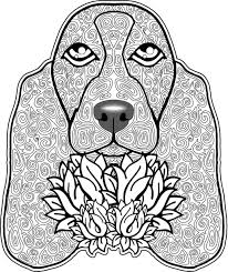 Dog coloring pages for adults. Pin On Coloring