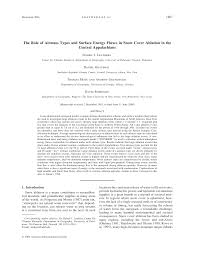 The Role of Airmass Types and Surface Energy Fluxes in Snow Cover Ablation  in the Central Appalachians