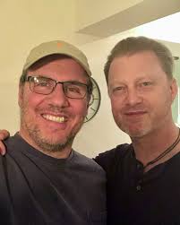 I love running into pals our in the world