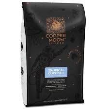 Premium coffee coffee health benefits new tricks coffee beans ecuador traveling by yourself yumbo ground coffee: Amazon Com Copper Moon Tropical Coconut Flavored Blend Medium Roast Coffee Whole Bean 5 Lbs Grocery Gourmet Food