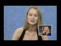 Amanda's television debut came in 1991 when at the age of 19 she appeared on blind date credit: Amanda Holden Shown A Clip Of Her On Blind Date On This Morning 25th January 2010 Youtube