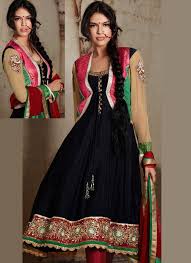 Black And Pink Combination Salwar Suit A Beautiful Chudidhar With Black And Pink Combination Loved It Salwar Kameez Designs Boho Outfits Indian Fashion