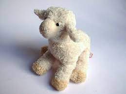 Douglas Lamb Plush Stuffed Animal White With Tan Hooves 7 Inches Plush Stuffed Animals Plush Lamb Animals