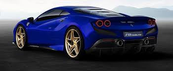 Not to frame everything around. Blue Ferrari F8 Tributo With Golden Wheels Shows Lavish Spec Autoevolution