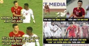 9 kết quả trận việt nam vs malaysia vòng loại world cup 2022 được dự đoán nghiêng về việt nam 0. áº£nh Cháº¿ Hai HÆ°á»›c Viá»‡t Nam Vs Uae Tiáº¿n Linh Xuáº¥t Tháº§n Háº£i Quáº¿ Ca Khá»‹a Cá»±c Máº¡nh Hai HÆ°á»›c Viá»‡t Nam Viáº¿t