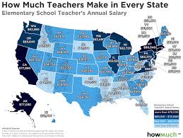 The Best And Worst States For Teachers Wages