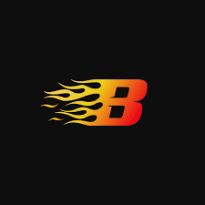 Download fire vector free and use any clip art,coloring,png graphics in your website, document or presentation. Letter B Burning Flame Logo Design Template 588365 Vector Art At Vecteezy