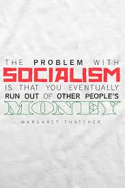 Camiseta The Problem With Socialism Tomando Partido Vista Suas Ideias